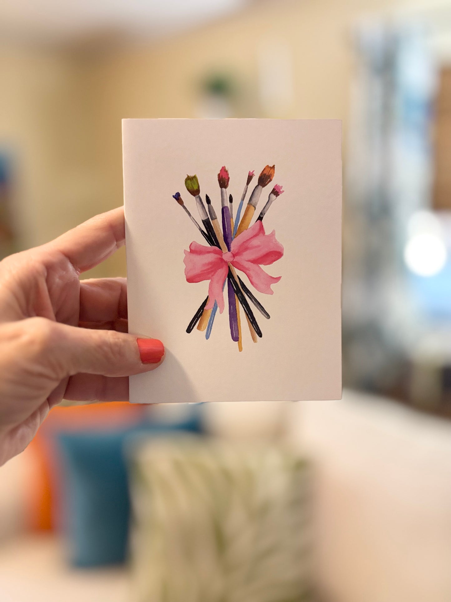 "A Pink Menagerie" Note Cards