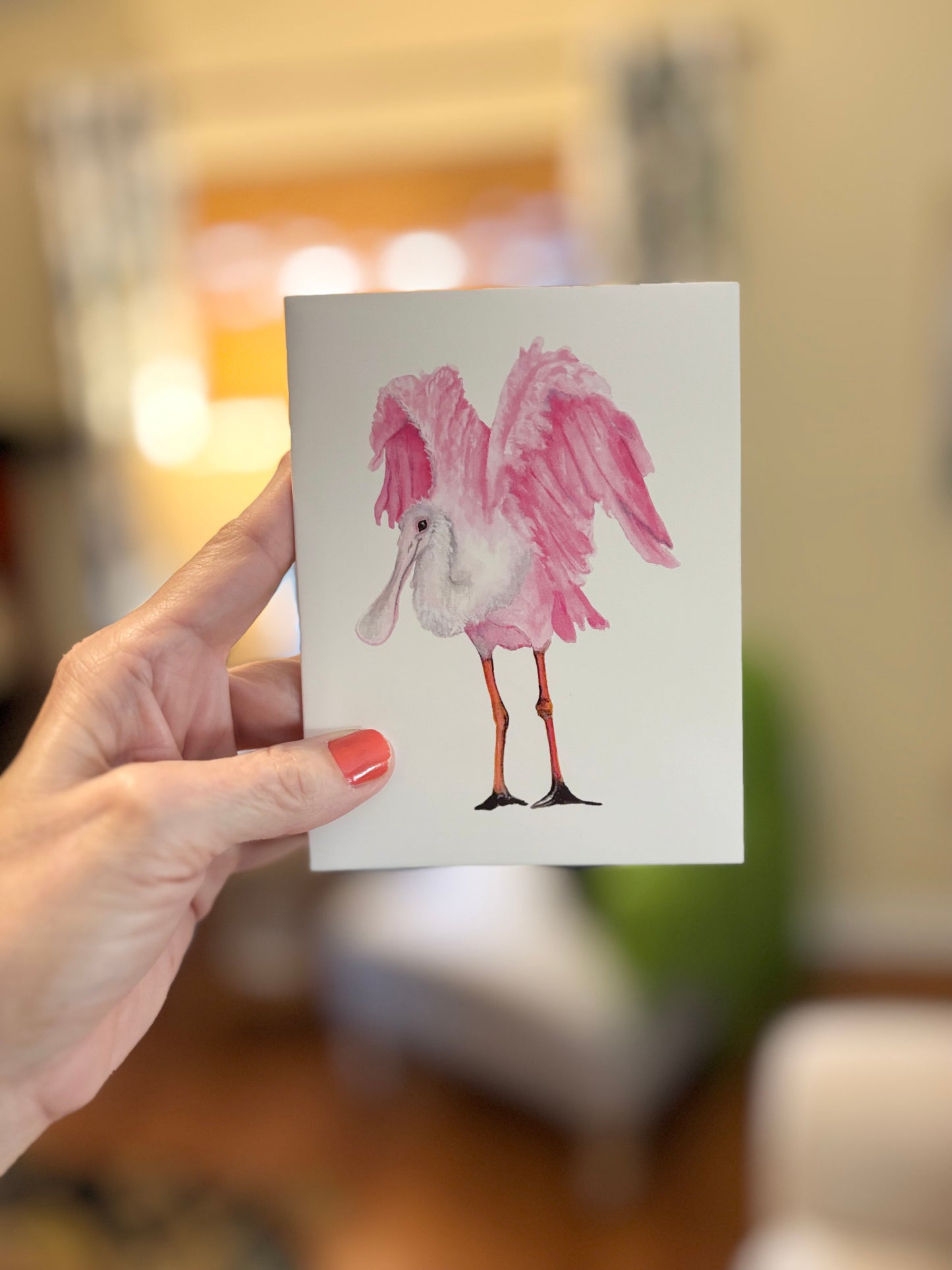 "A Pink Menagerie" Note Cards