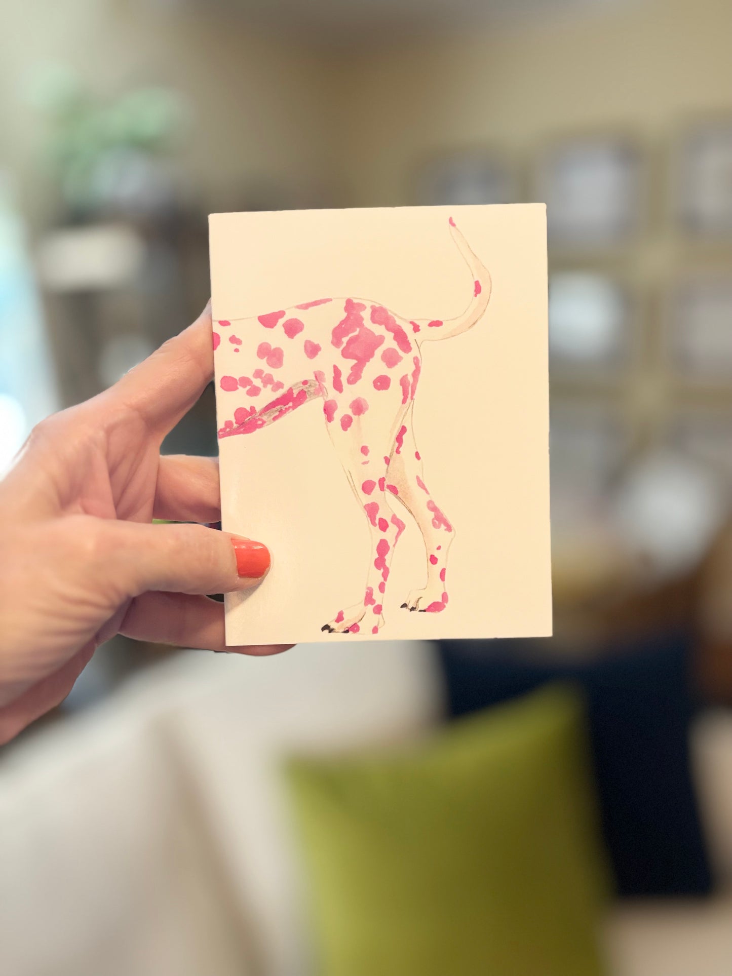 "A Pink Menagerie" Note Cards