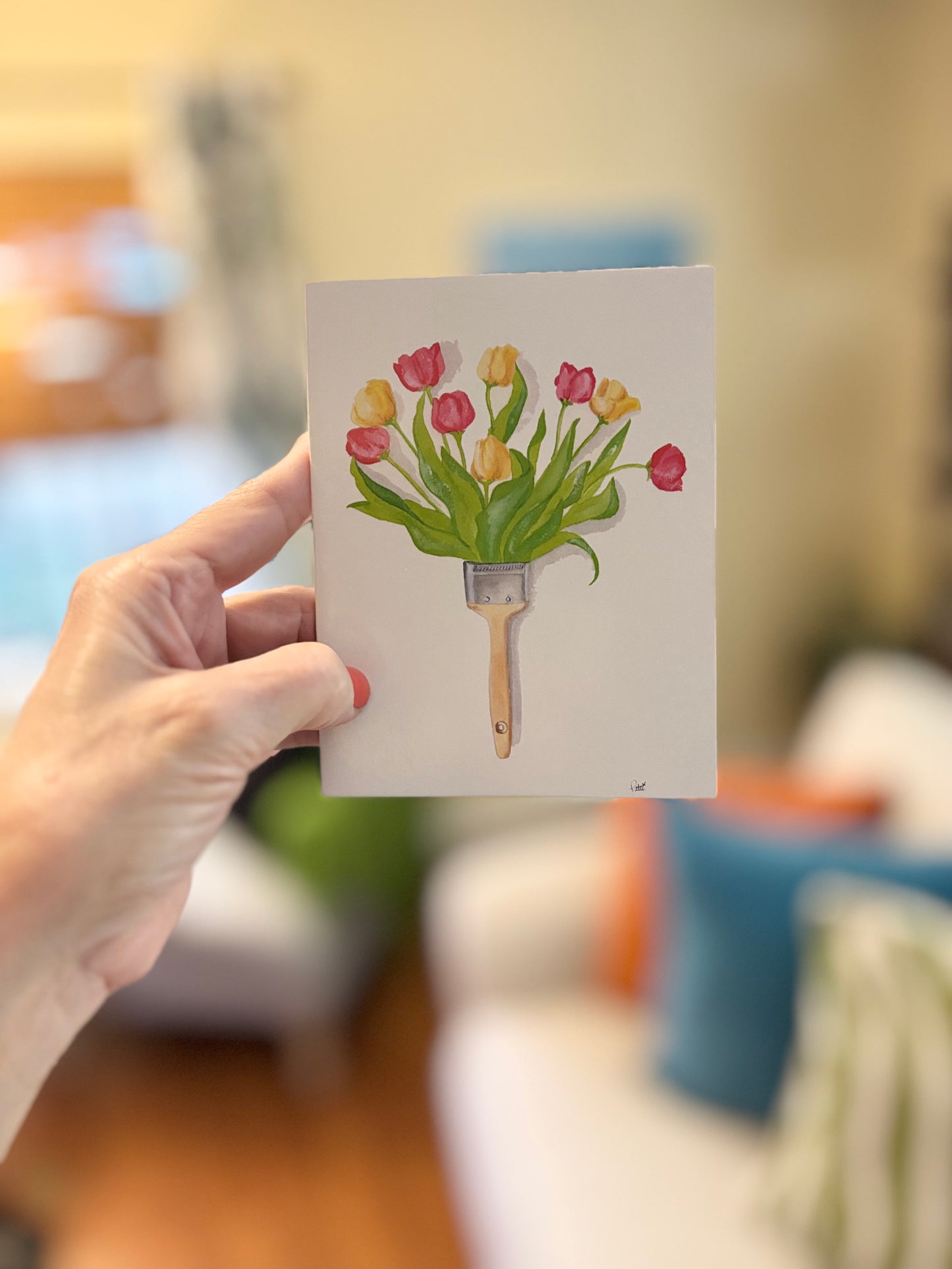 "A Pink Menagerie" Note Cards