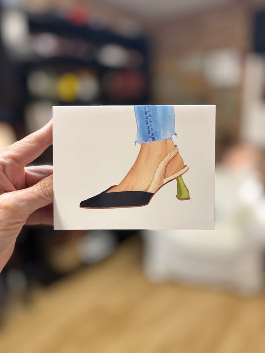 "Shiny Shoes # 1"  Note Cards