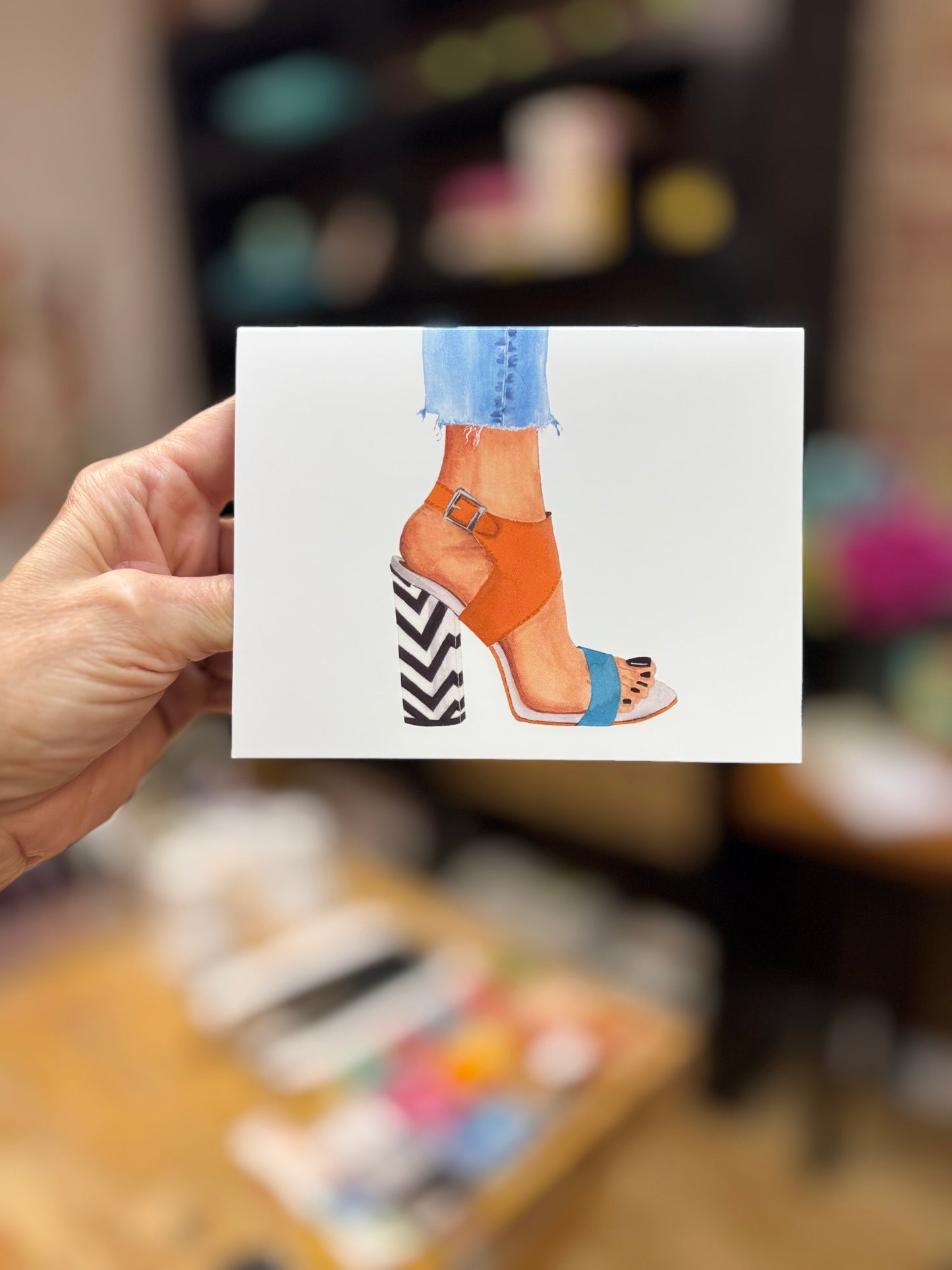 "Shiny Shoes # 1"  Note Cards