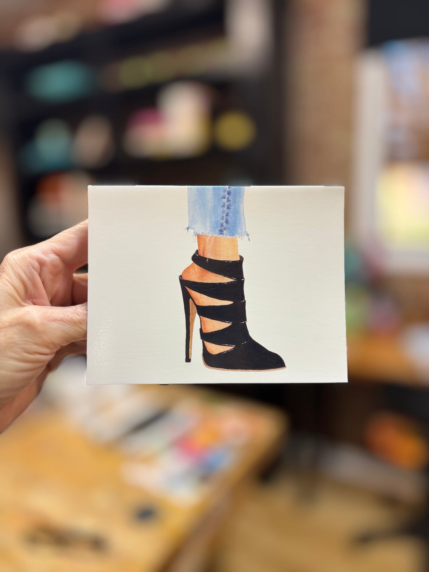 "Shiny Shoes # 1"  Note Cards