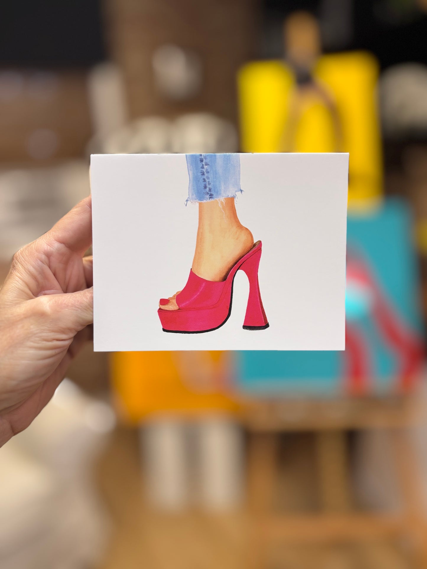 "Shiny Shoes # 1"  Note Cards