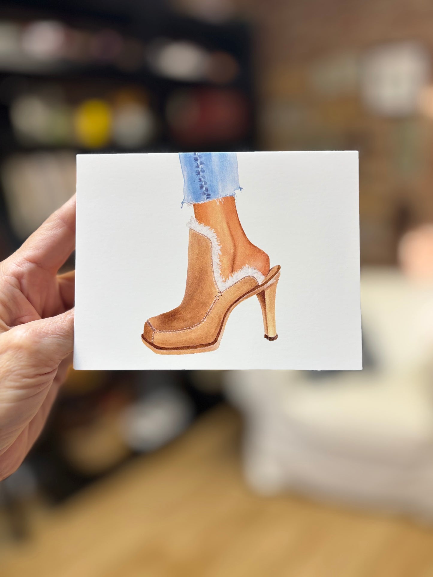 "Shiny Shoes # 1"  Note Cards
