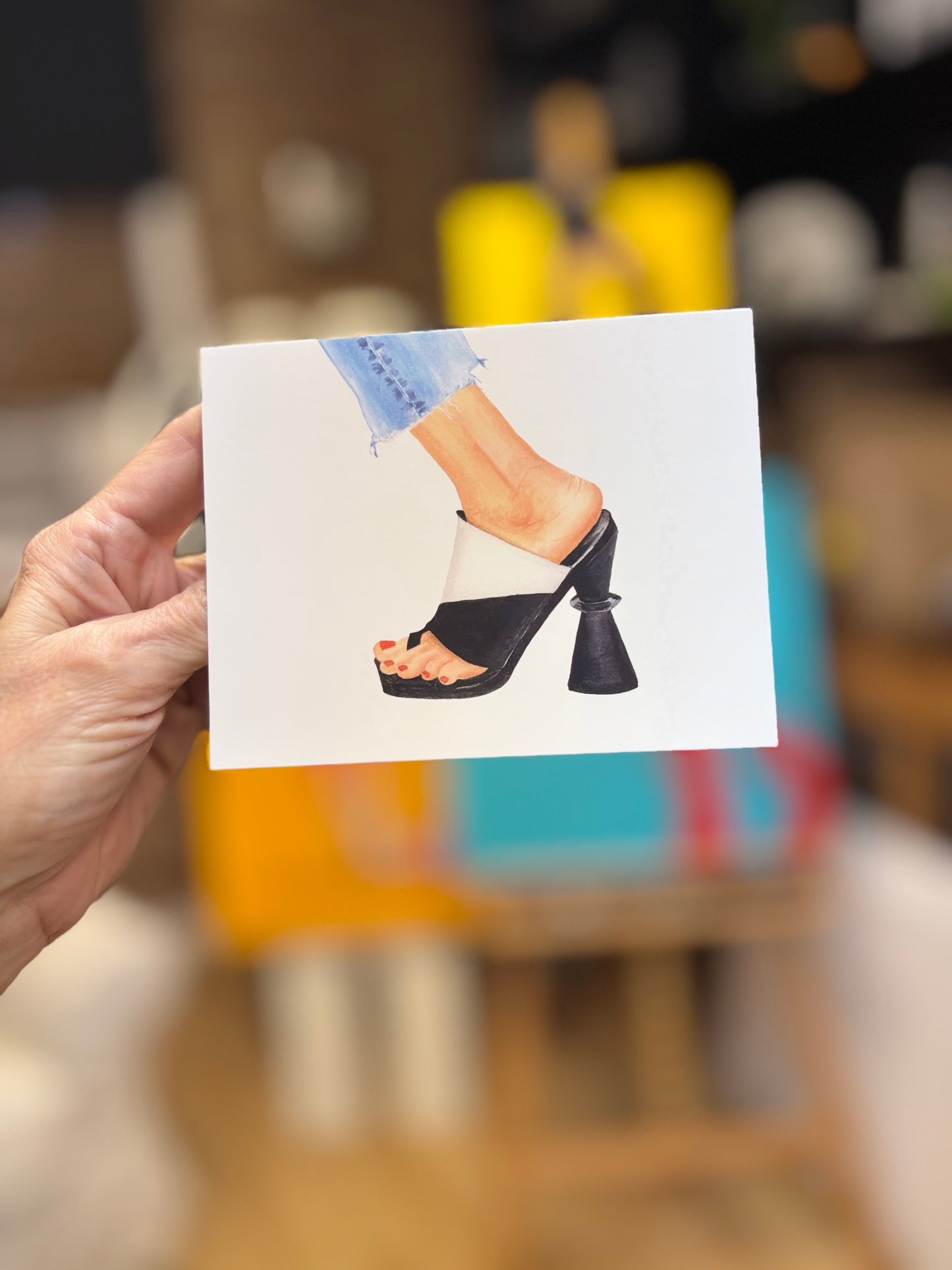 "Shiny Shoes # 1"  Note Cards
