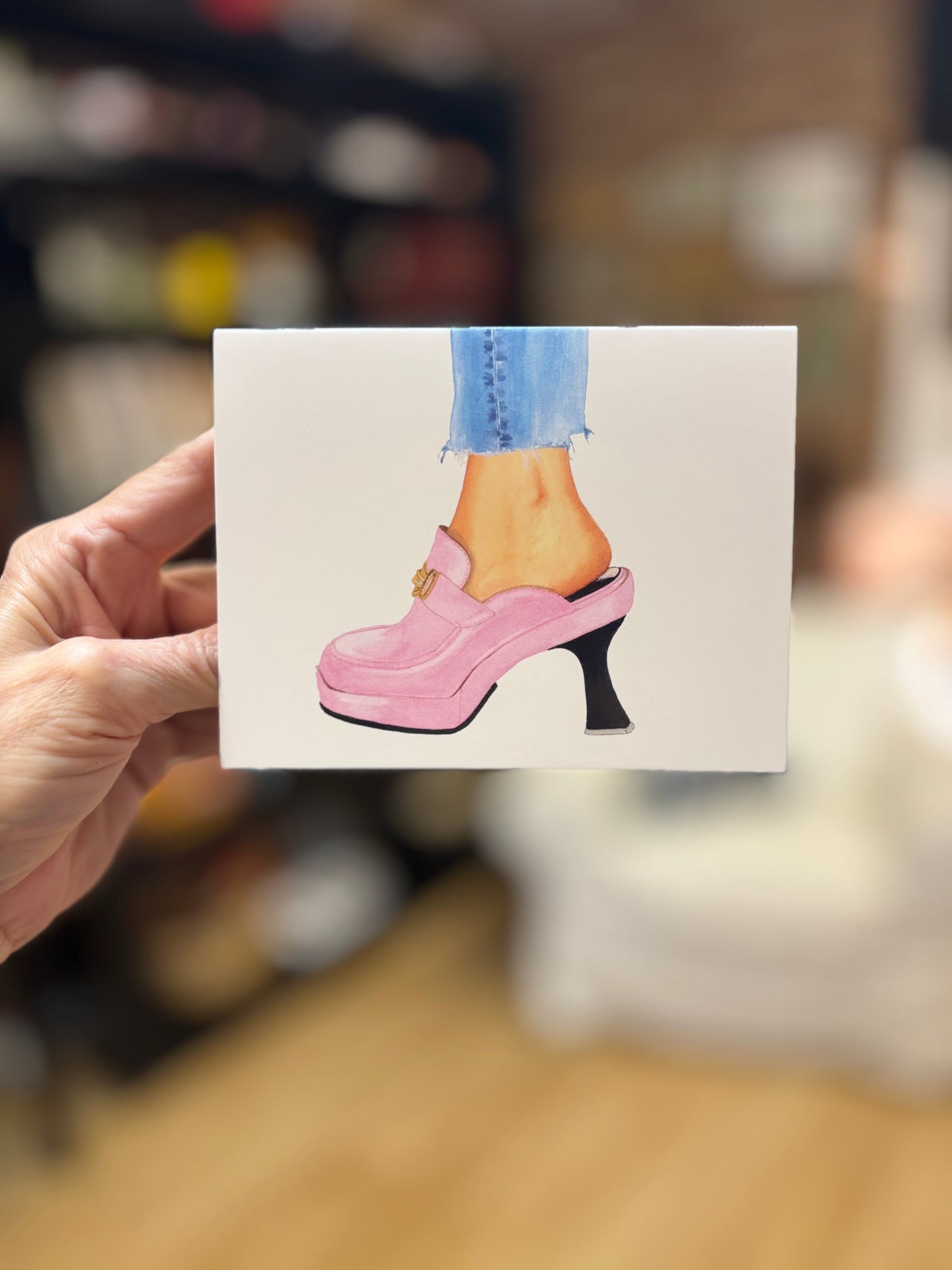 "Shiny Shoes # 1"  Note Cards