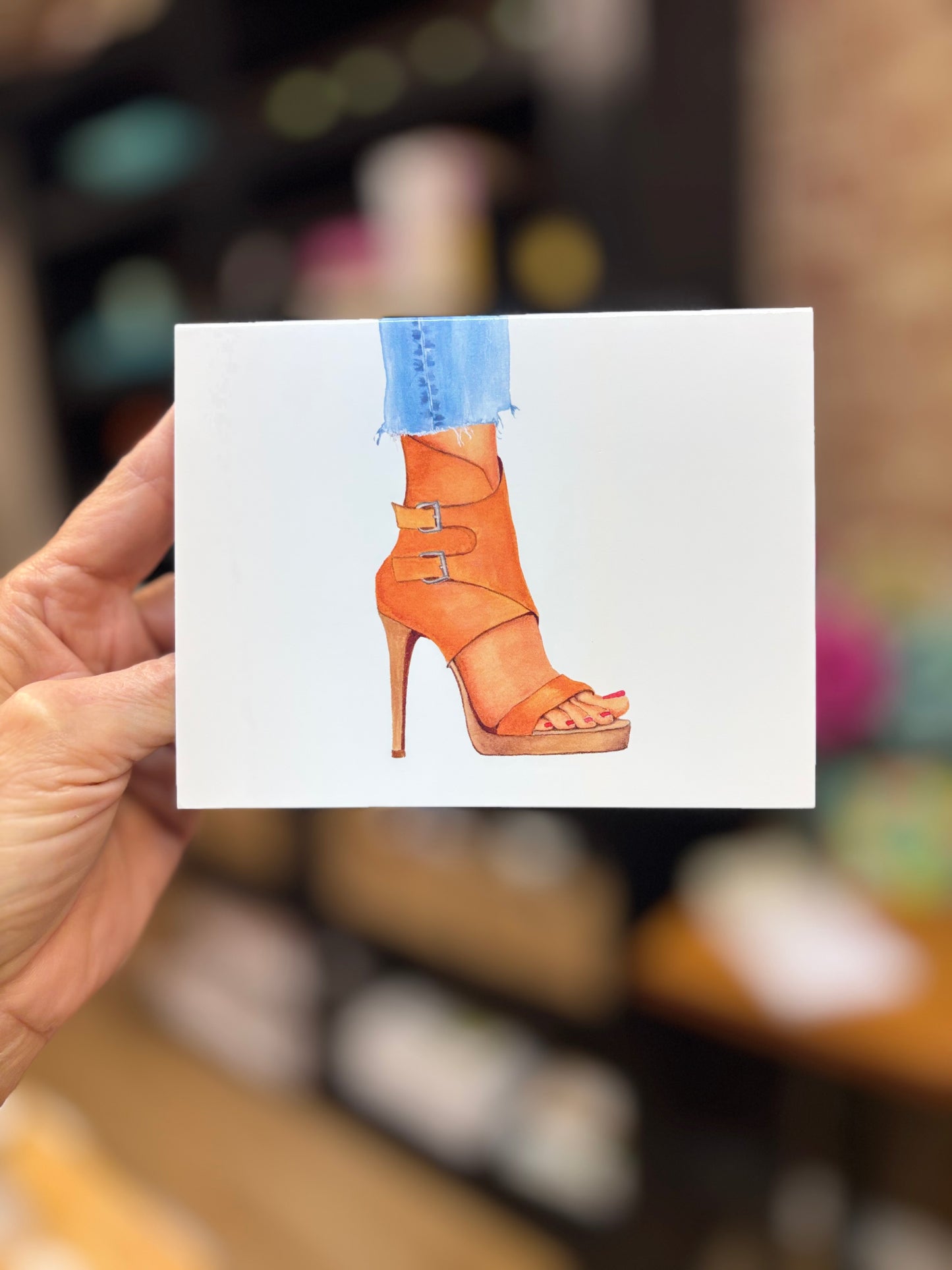 "Shiny Shoes # 1"  Note Cards
