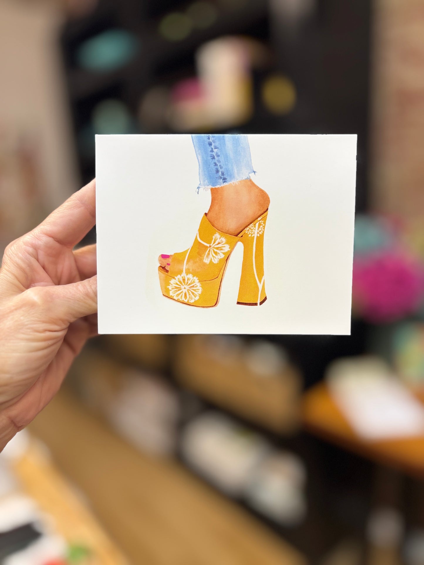 "Shiny Shoes # 1"  Note Cards
