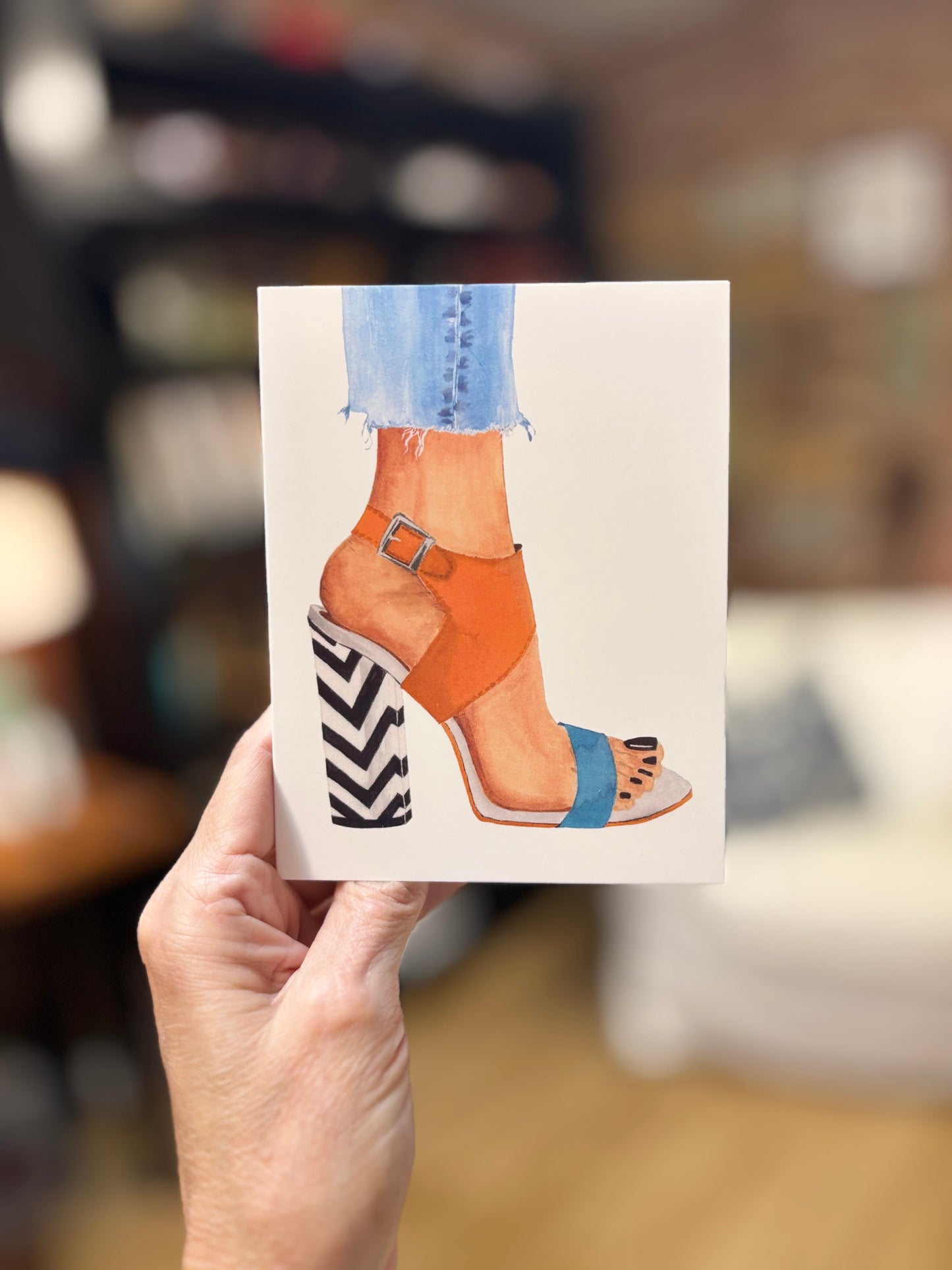 Shiny Shoes # 3 Note Cards