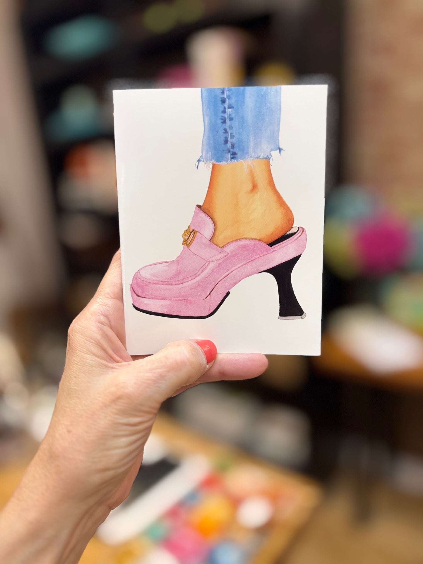 Shiny Shoes # 3 Note Cards