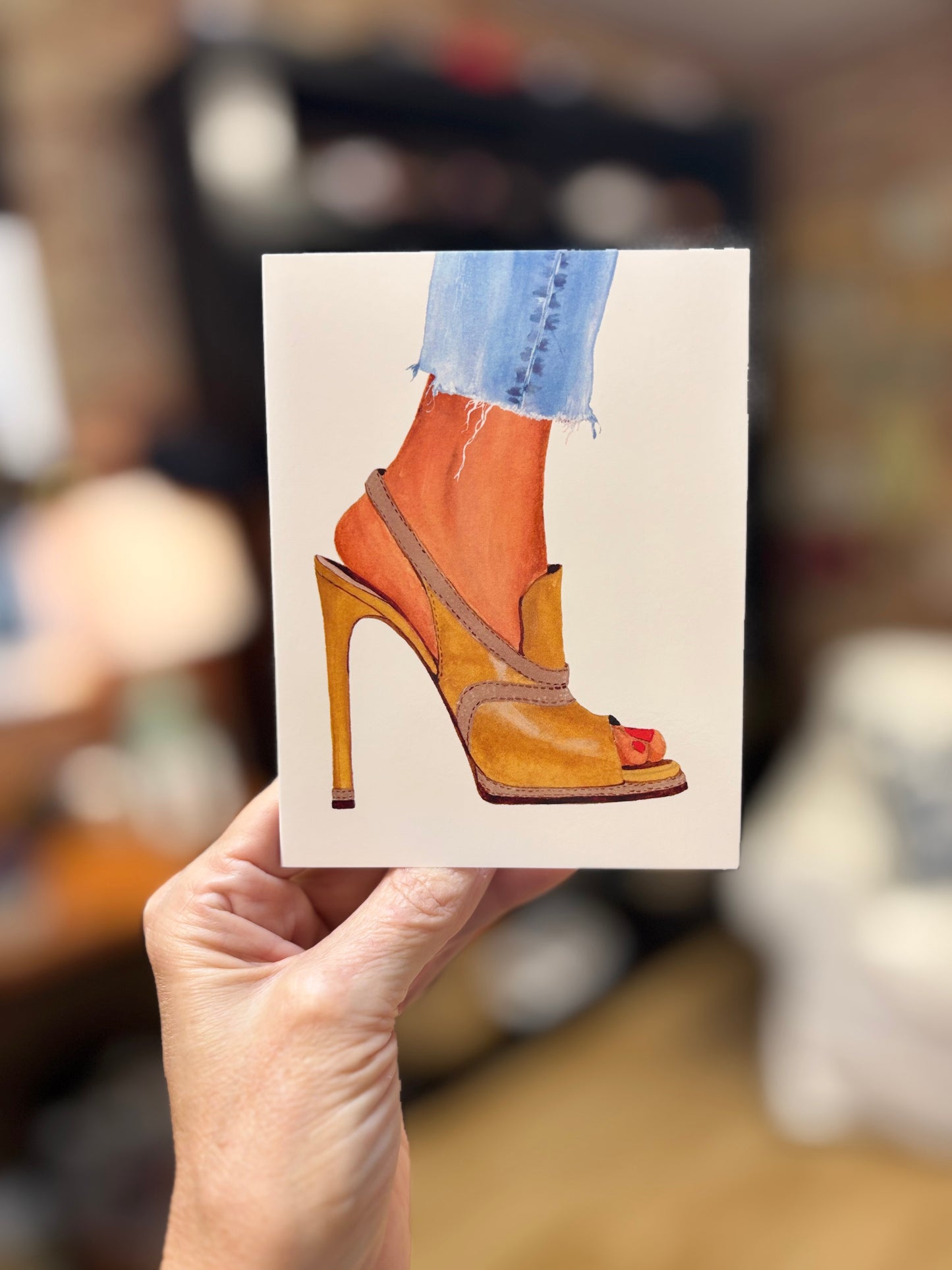 Shiny Shoes # 3 Note Cards