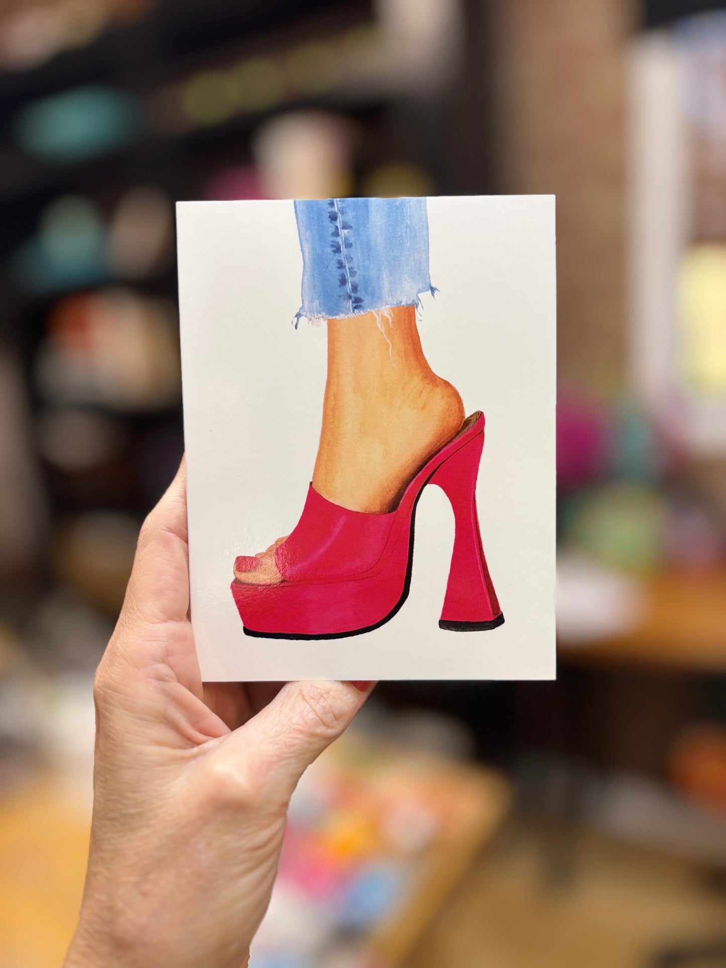 Shiny Shoes # 3 Note Cards