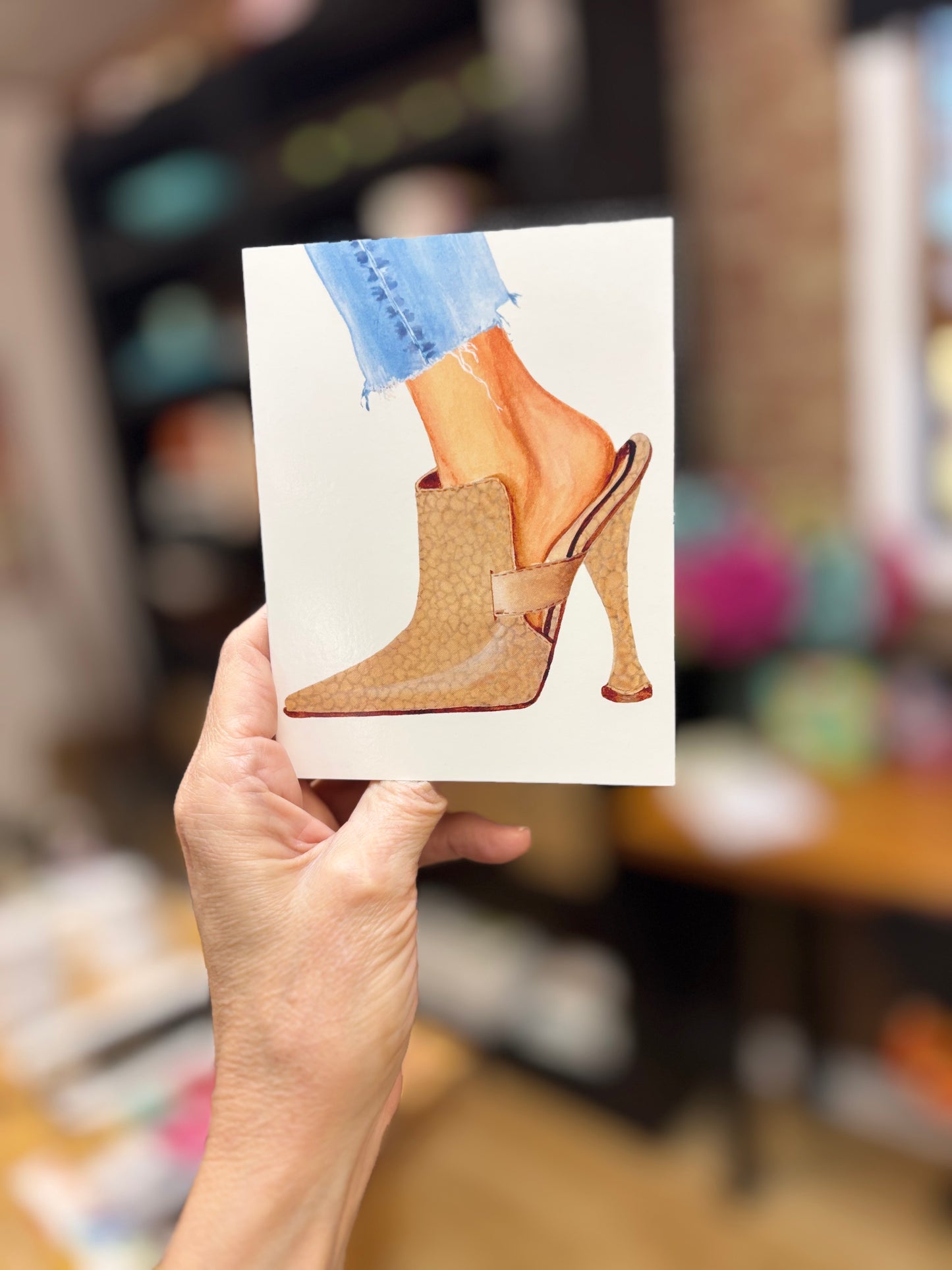 Shiny Shoes # 3 Note Cards