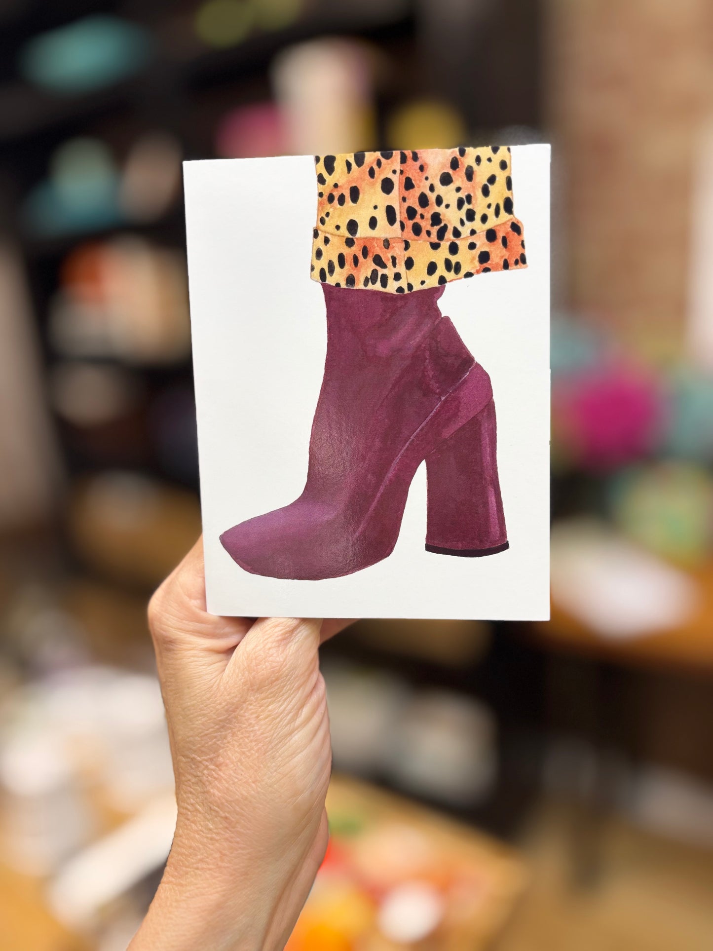 Shiny Shoes # 3 Note Cards