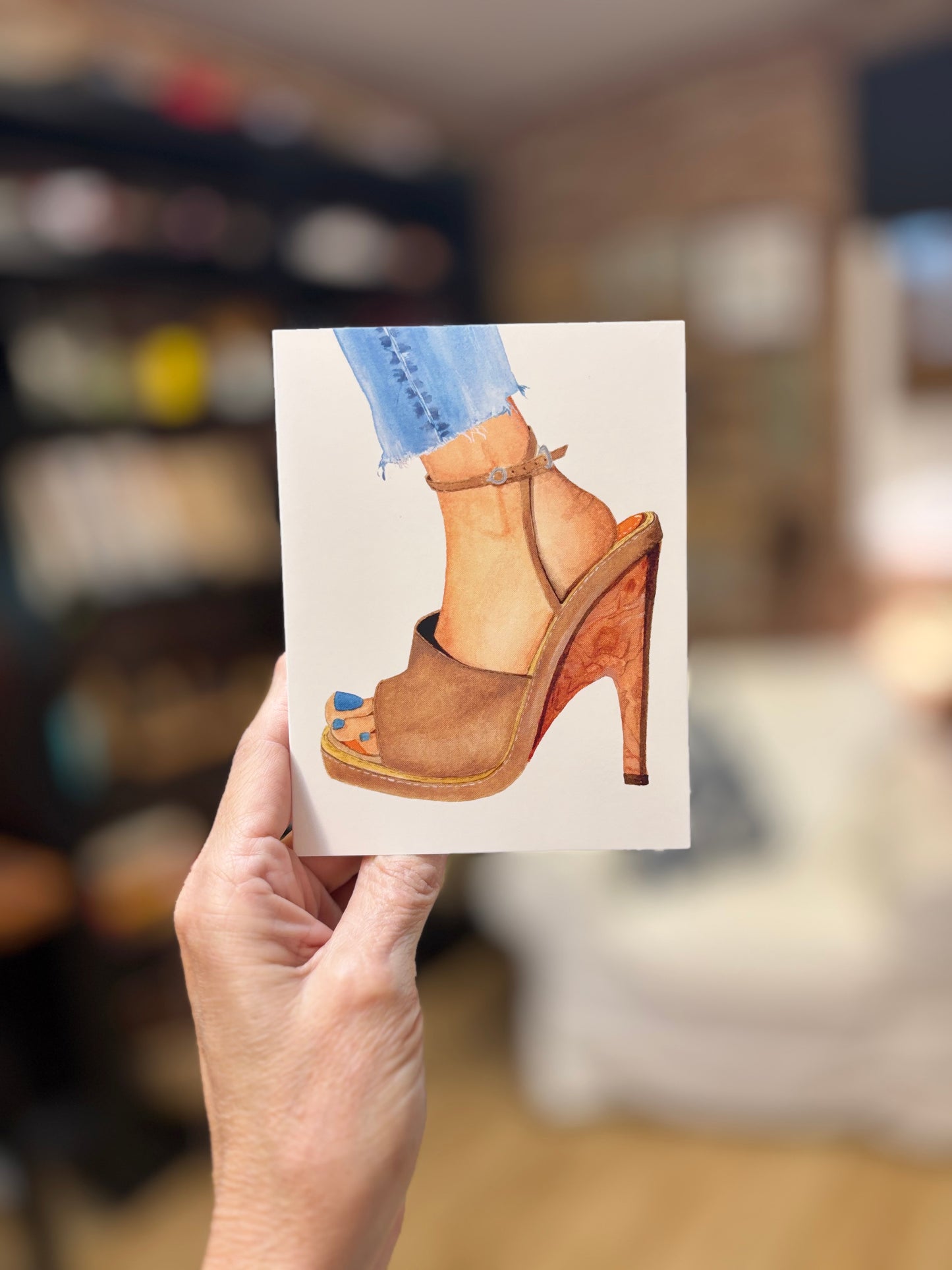 Shiny Shoes # 3 Note Cards