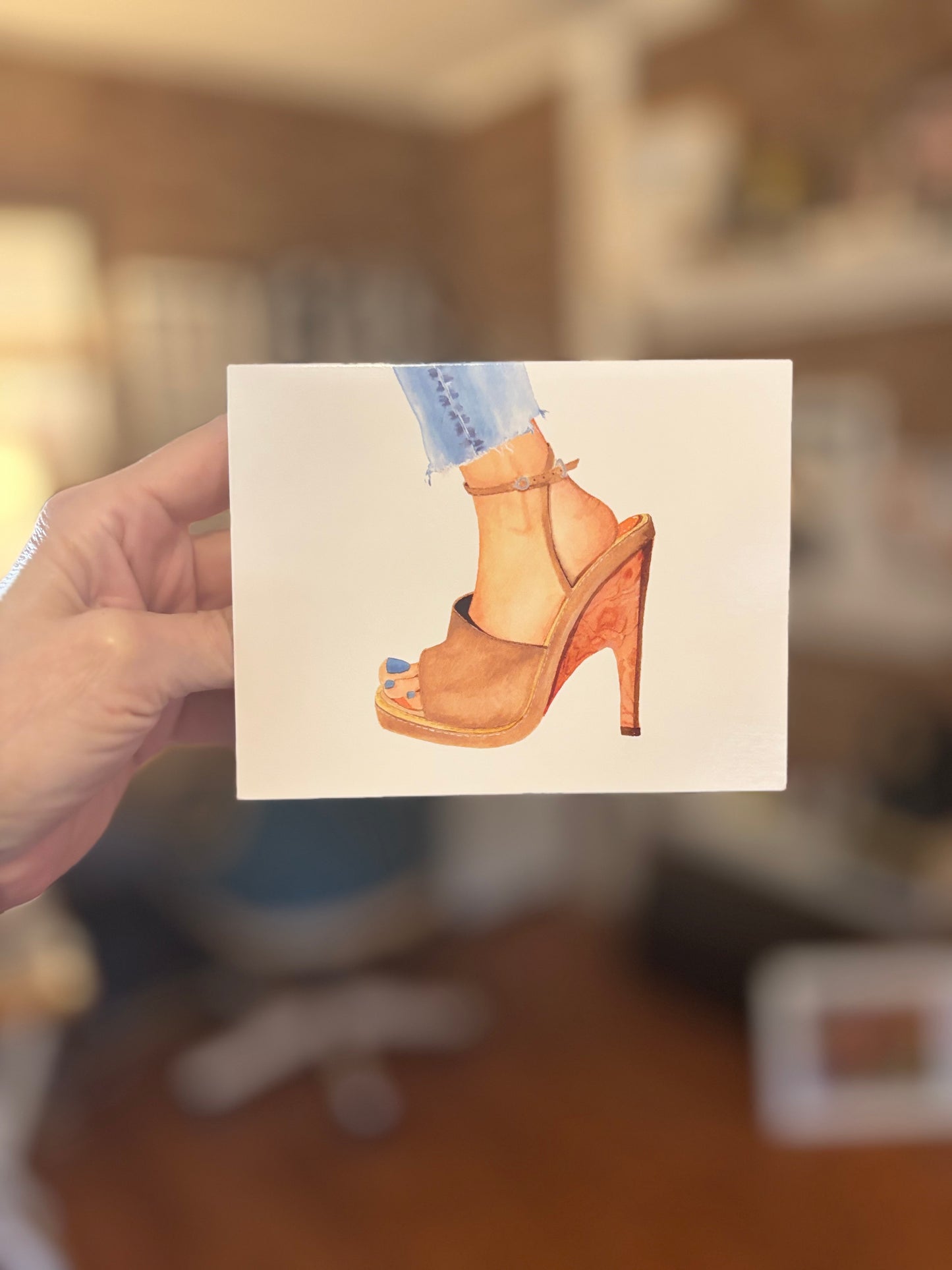 "Shiny Shoes # 2" Note Cards