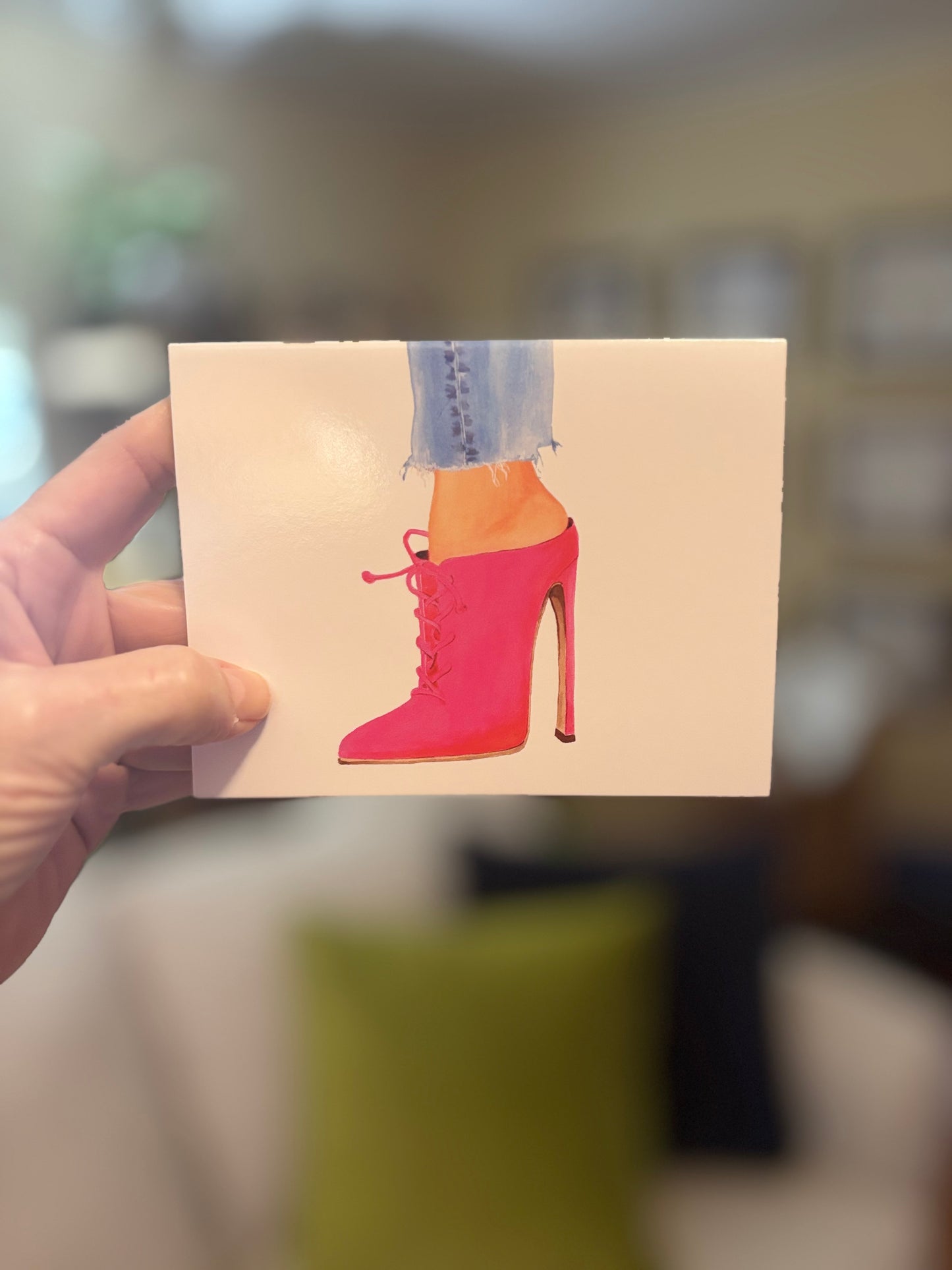 "Shiny Shoes # 2" Note Cards