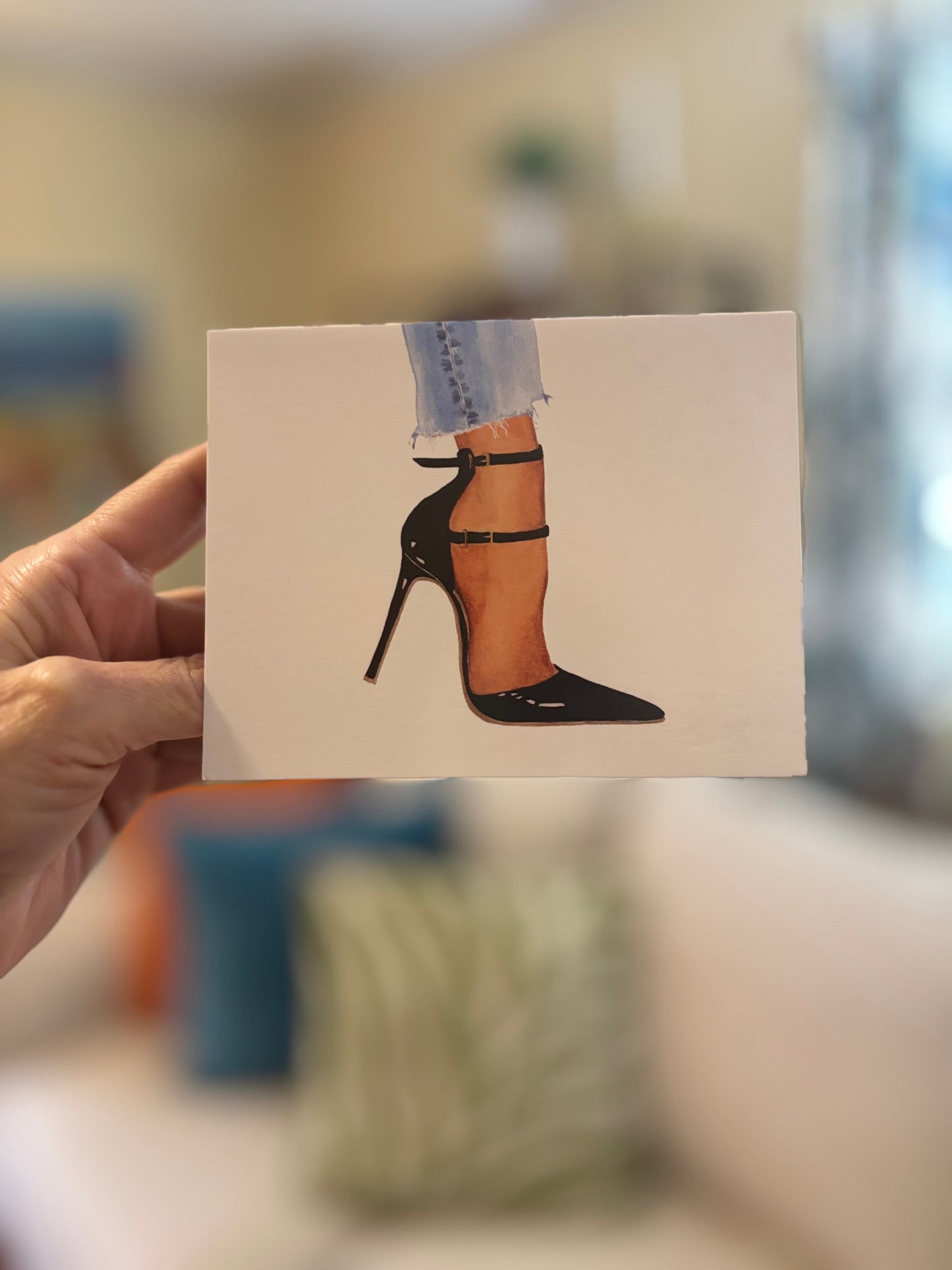 "Shiny Shoes # 2" Note Cards