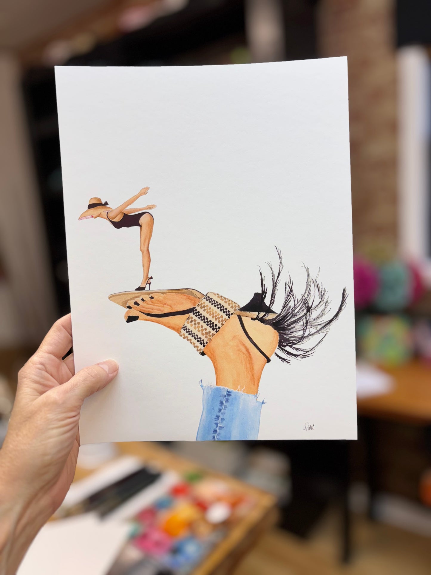 Feathered Heel Diving