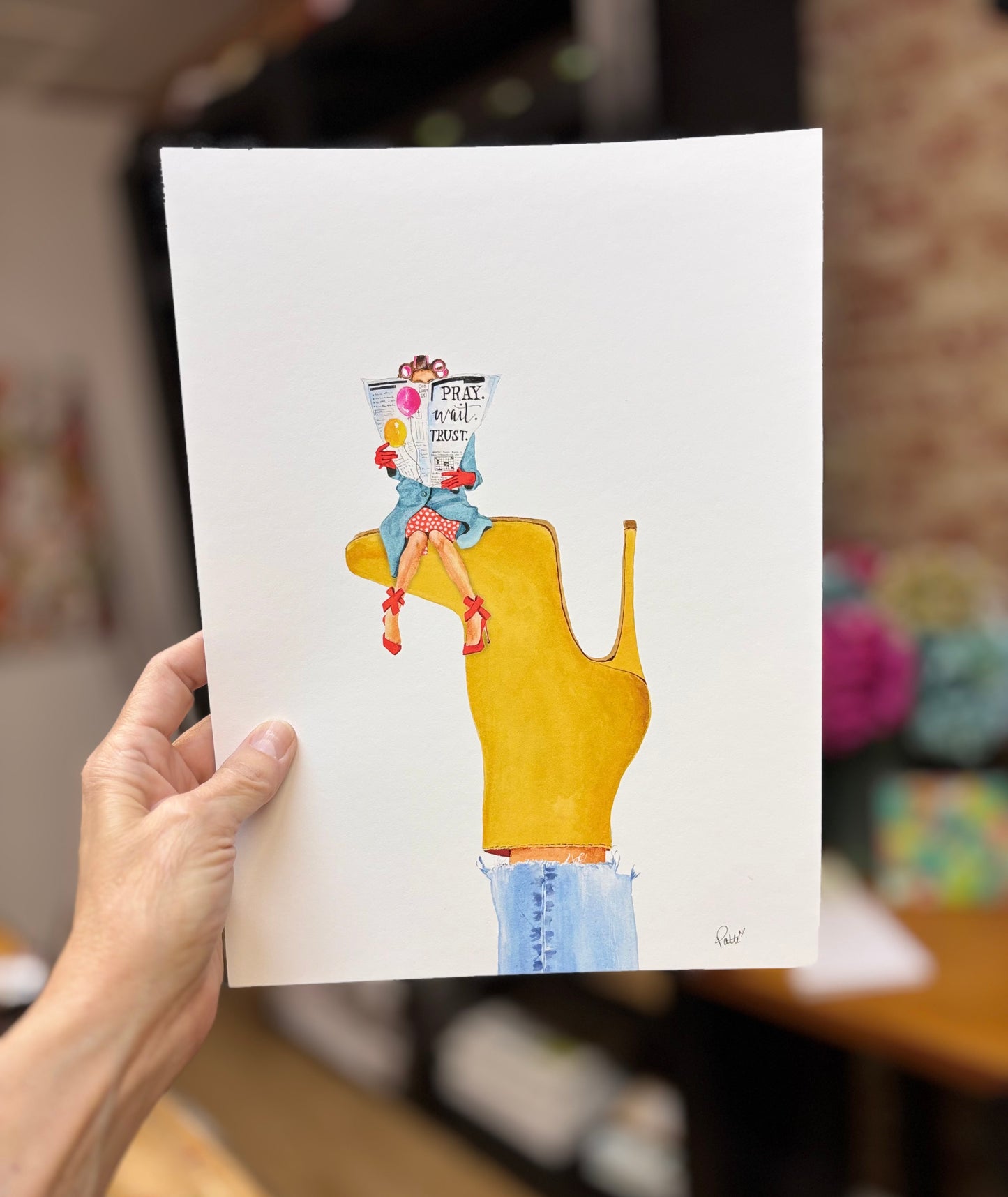 Yellow Bootie Rollers