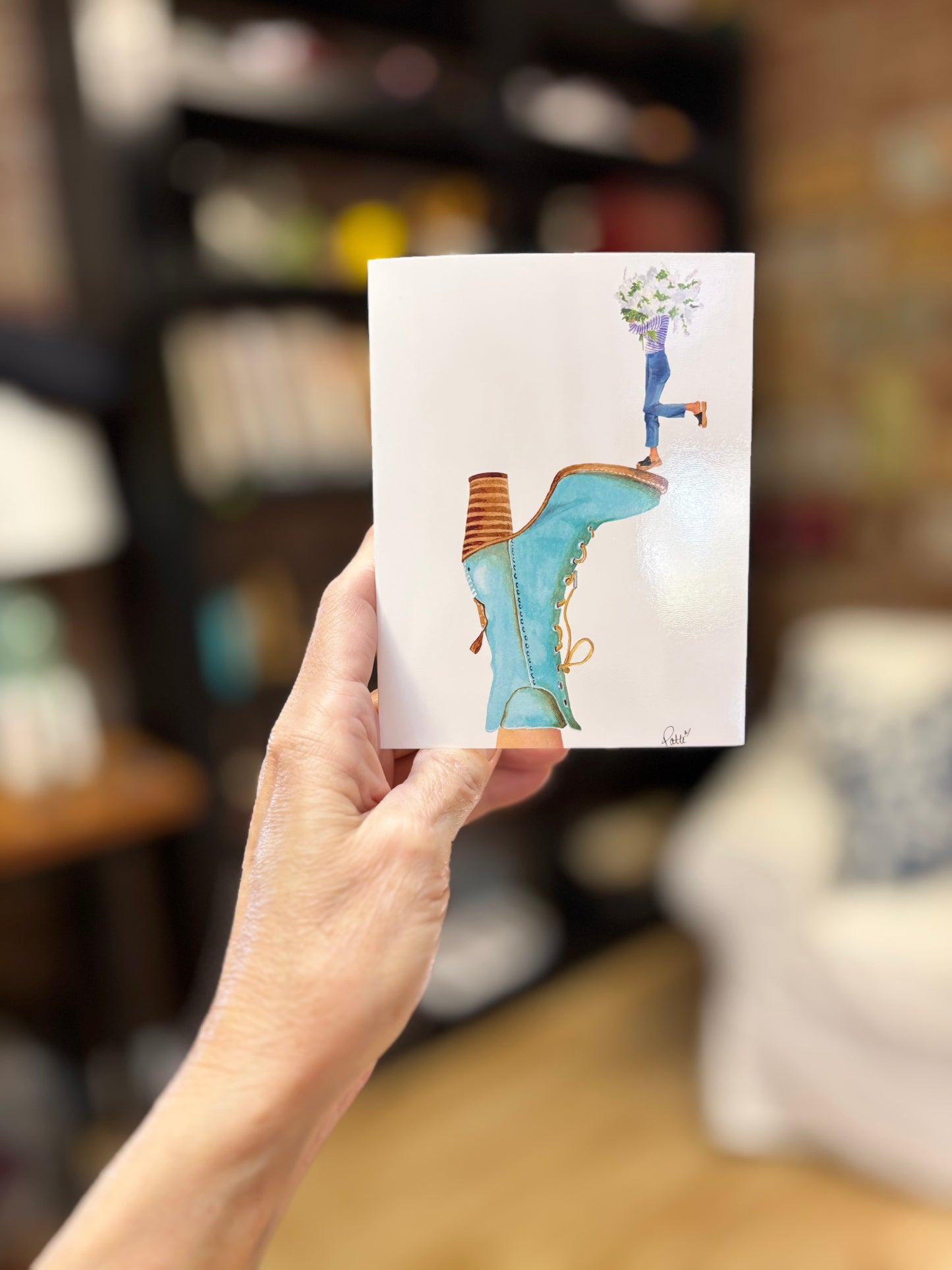 "Shoe Toppers" Note Cards