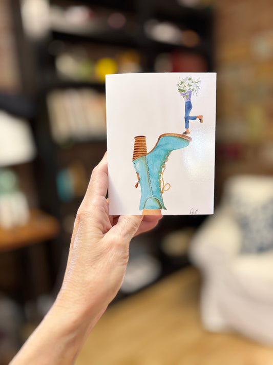 "Shoe Toppers" Note Cards