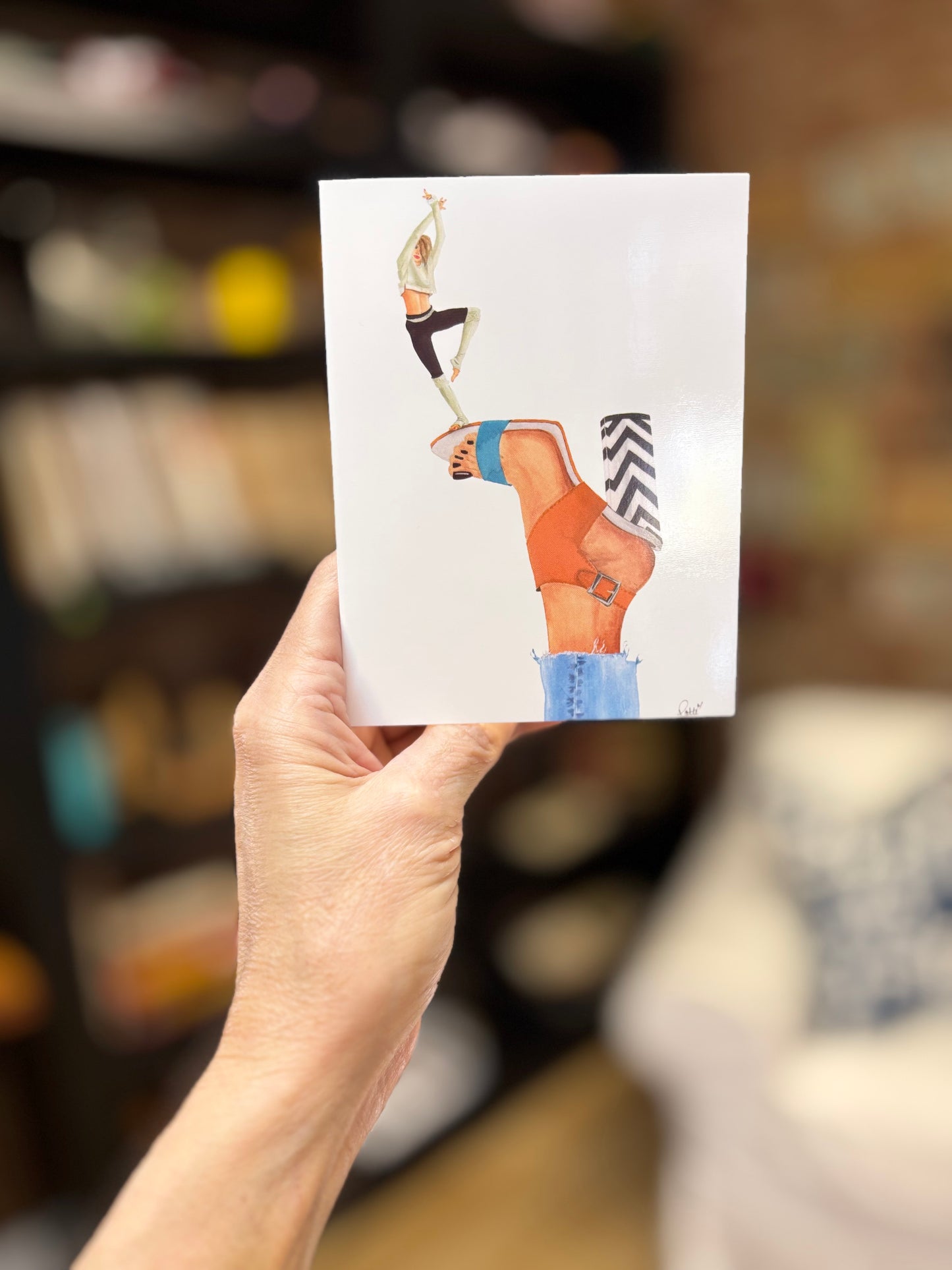 "Shoe Toppers" Note Cards