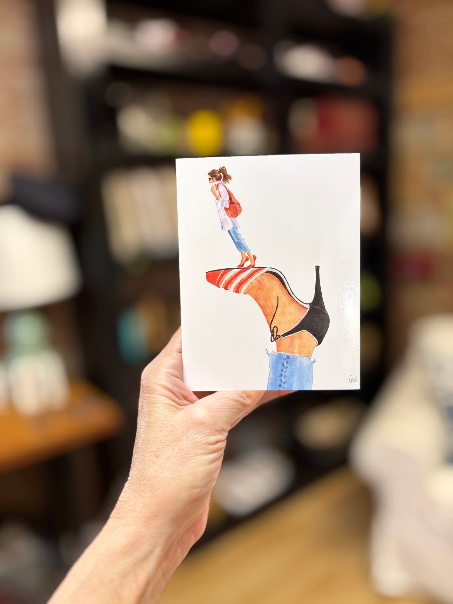 "Shoe Toppers" Note Cards