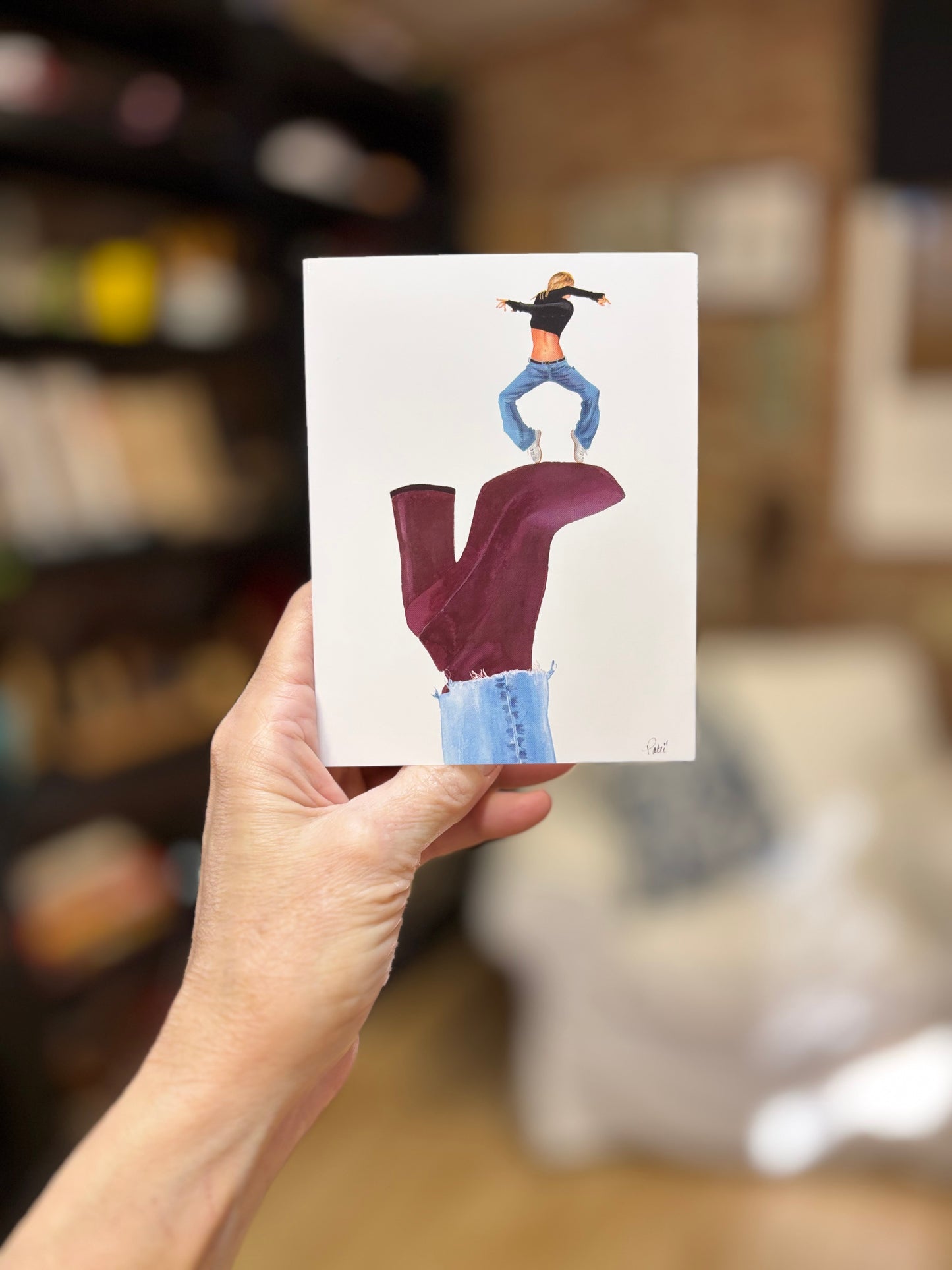 "Shoe Toppers" Note Cards