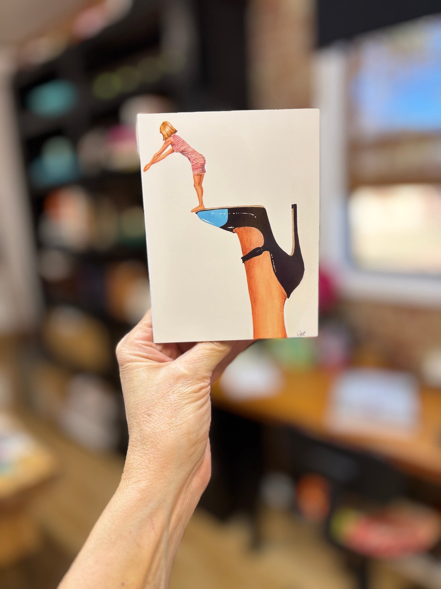 "Shoe Toppers" Note Cards