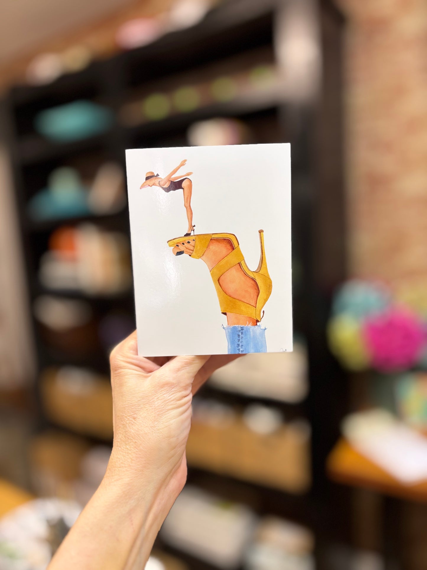 "Shoe Toppers" Note Cards