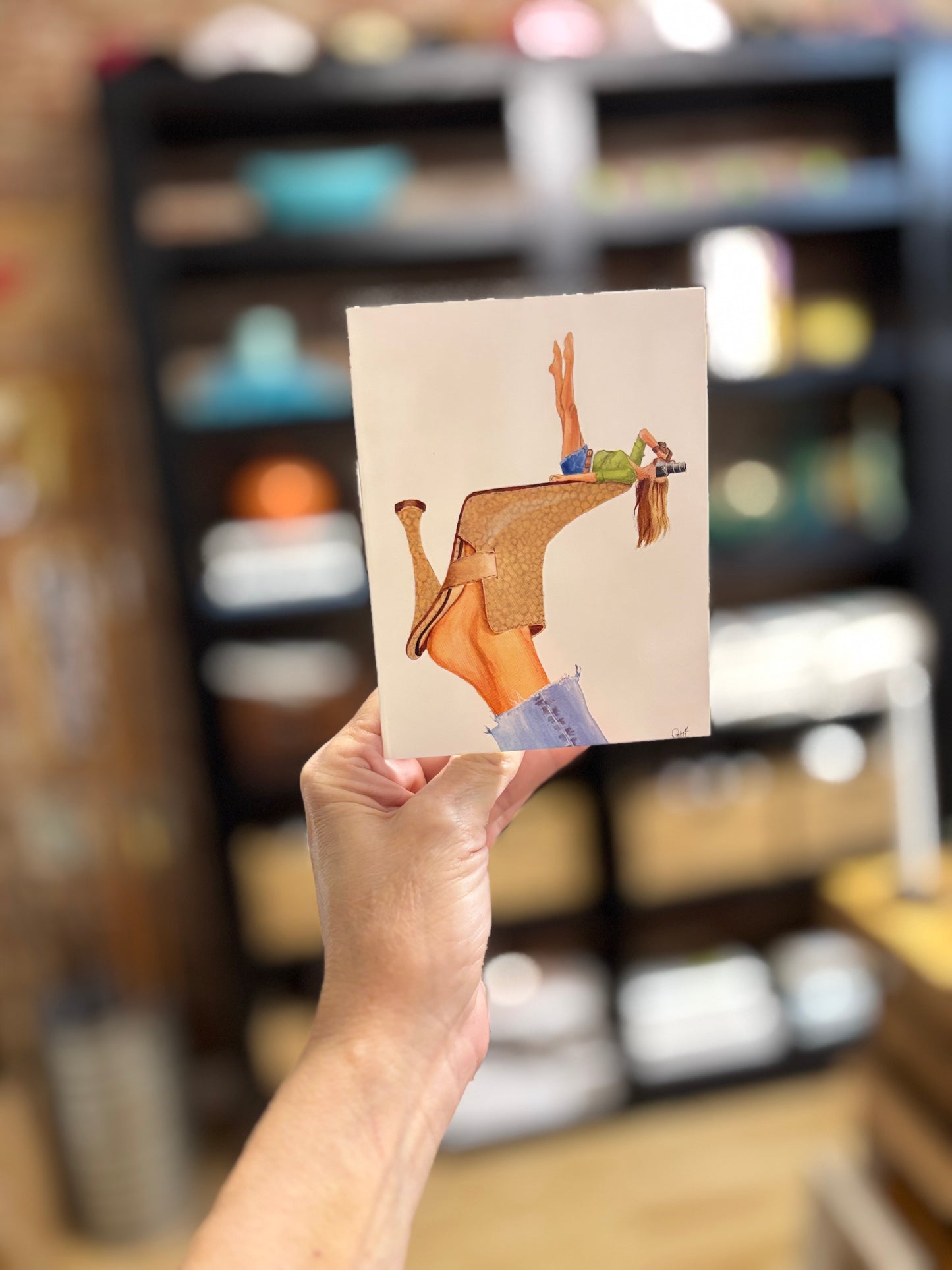 "Shoe Toppers" Note Cards