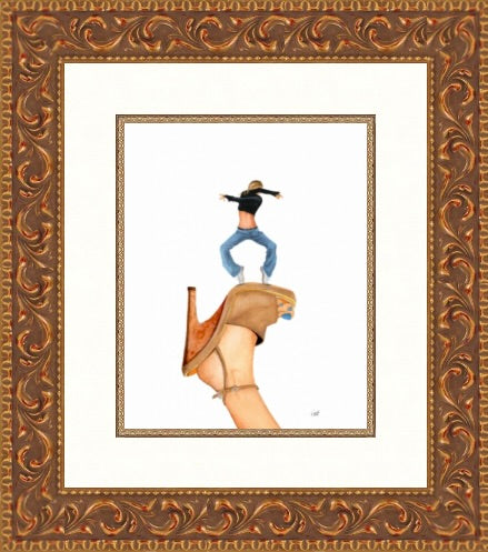 Dancing on Blue Toenails