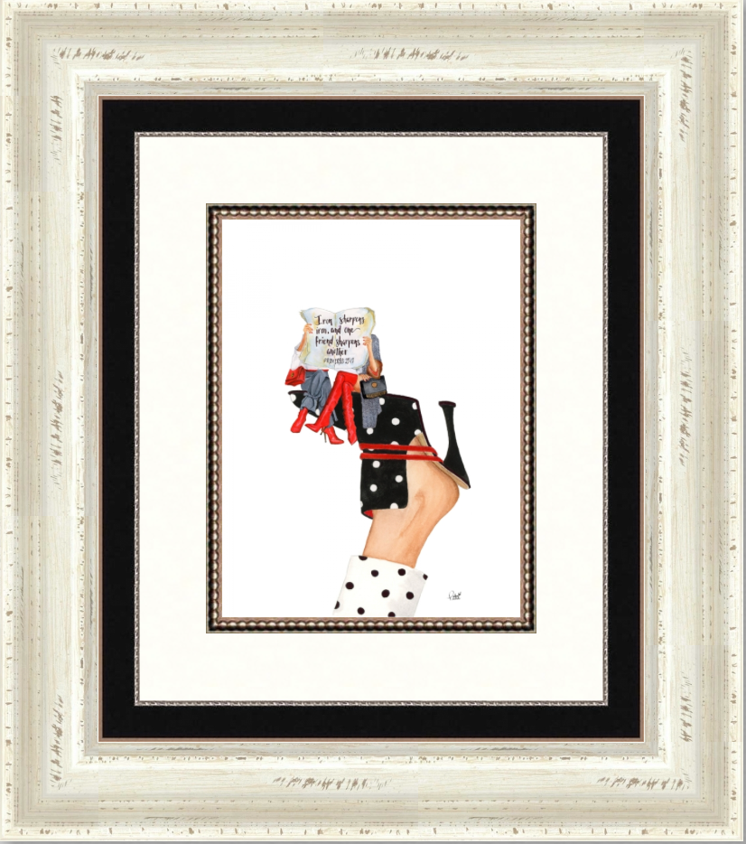 Iron Sharpens Iron on a Polka Dot Shoe